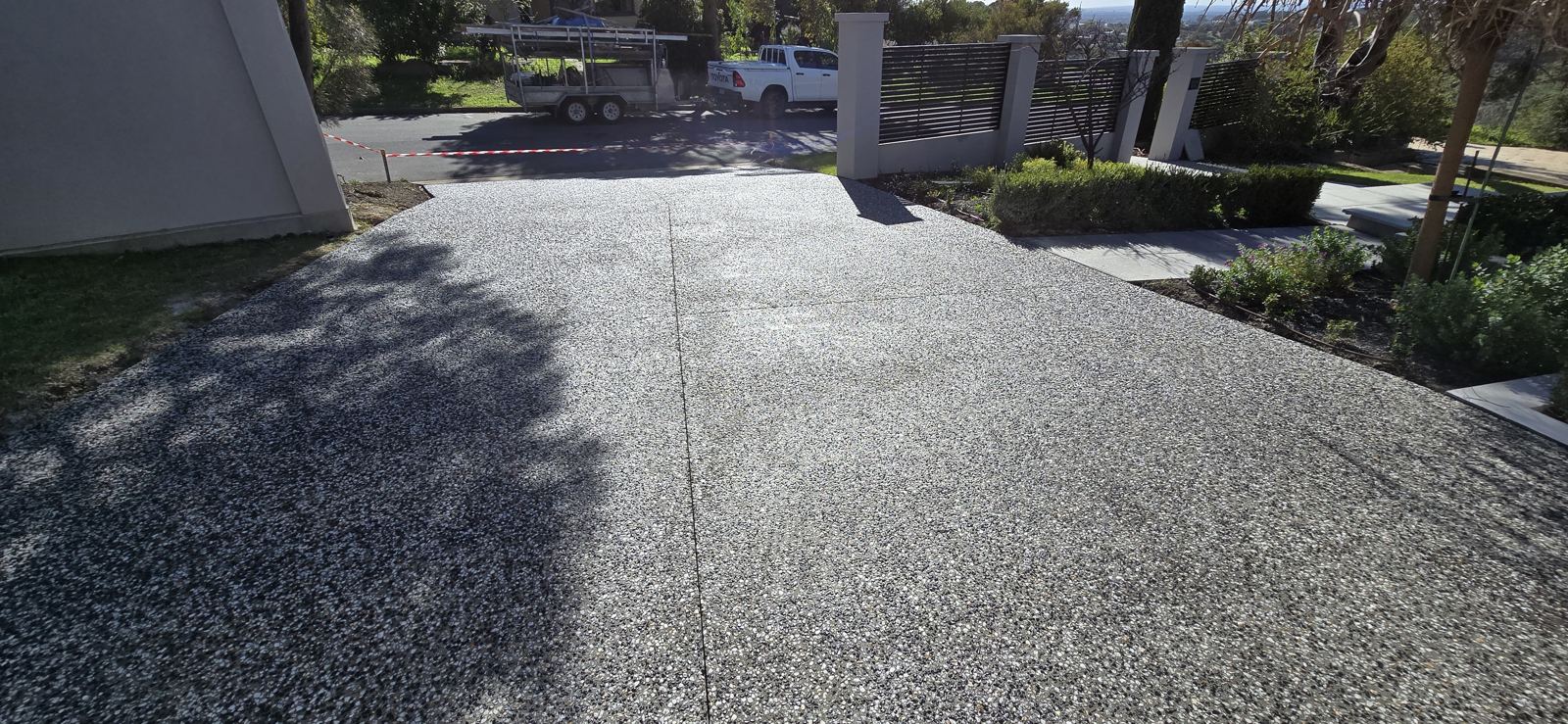 Ghan Concrete Construction finished driveway
