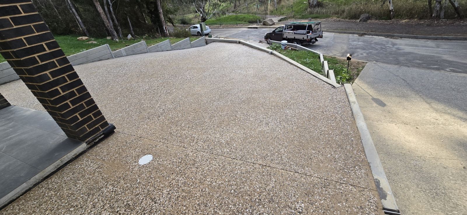 Ghan Concrete Construction — exposed aggregate