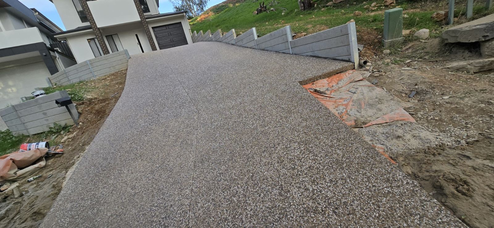 Ghan Concrete Construction — exposed aggregate